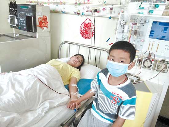 采集造血干細胞第一天，小天宇來給我加油打氣！采集造血干細胞第一天，小天宇來給我加油打氣！